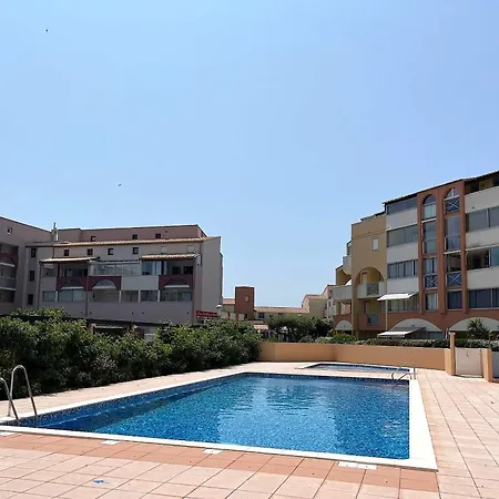 T2 Vue Piscine, A 100m De La Plage, Cap D'agde - Fr-1-607-208 Daire